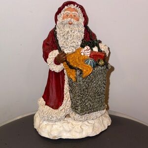 Rare Vintage June McKenna Santa Clause Figurine, Signed, 1989, 2011/7500, 6.5” H